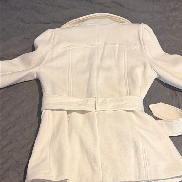 Express Cream Trench Coat for Women - Picture 5 of 7